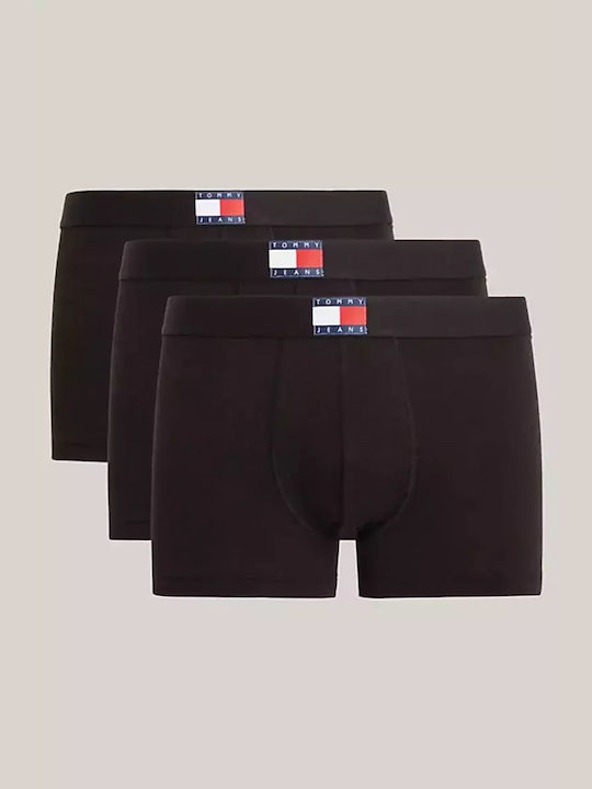 Tommy Hilfiger Boxeri pentru bărbați Negre 3Pachet