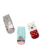 Vtex Socks Παιδικές Κάλτσες My First Winter Πολύχρωμες 3 Ζευγάρια