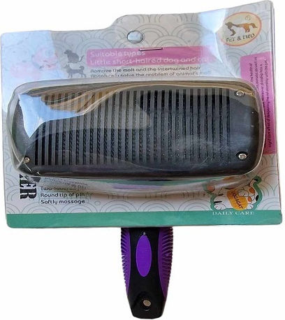 Pawcare Brush Dogs for Coat Cleaning Purple