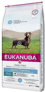 Eukanuba Daily Care Weight Control 12kg Ξηρά Τροφή για Ενήλικους Σκύλους Μικρόσωμων & Μεσαίων Φυλών