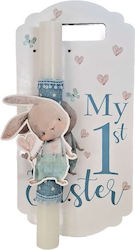 My First Easter Candle Round Shape for Girls