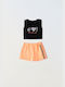 Εβίτα Kids Set with Shorts Summer 2pcs Black