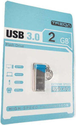 Treqa 2GB USB 3.0 Stick Argint