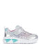 Kids Sneakers Anatomic with Hoop & Loop Closure Silver