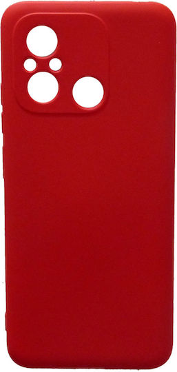 SiiPro Soft Back Cover Silicone 2mm Red (Redmi 12C)