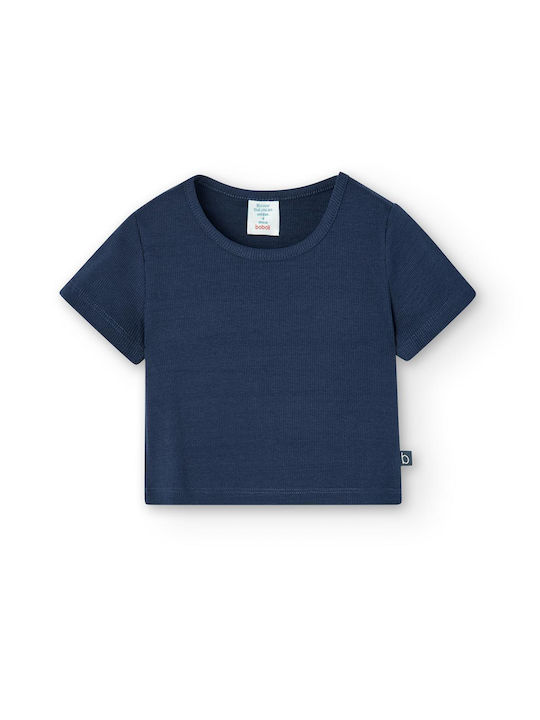 Boboli Kids Blouse Short Sleeve Blue