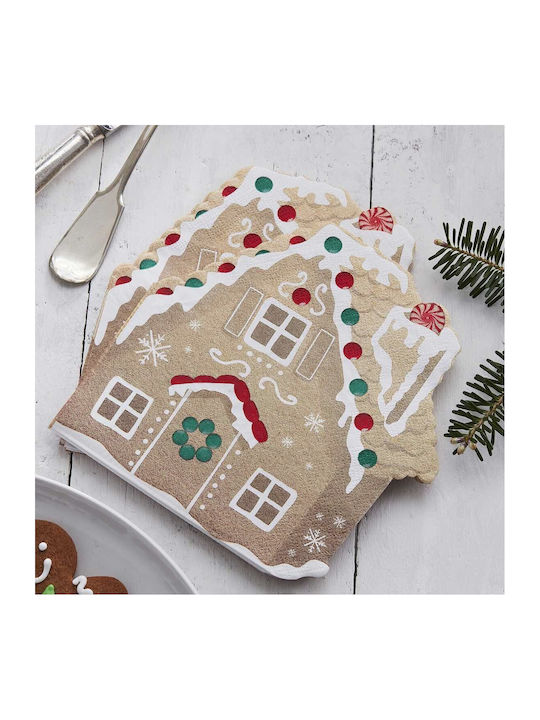 Ginger Ray Christmas Napkins 1pcs