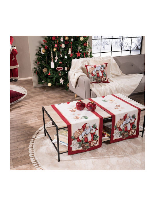 Ornament de Crăciun Față de masă Cărpă Material textil M45xL140cm 1buc