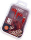 EV-265 In-ear Handsfree Ακουστικά με Βύσμα USB-...
