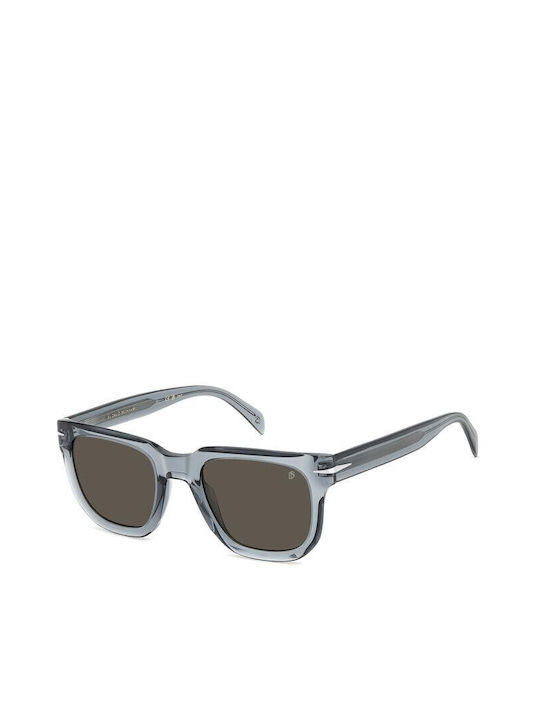 David Beckham Men's Sunglasses with Gray Plastic Frame and Gray Lens DB 7118/S KB7/IR