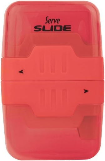 Serve Slide Ascuțitoare Roșie cu Radieră 1buc