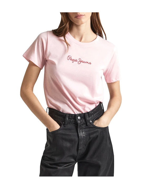 Pepe Jeans Women's T-shirt Pink
