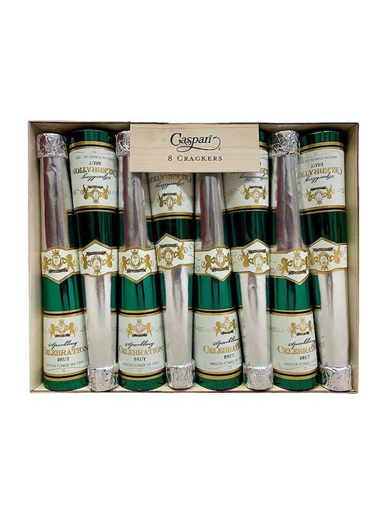 Caspari Set Christmas Crackers 8pcs