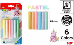 MP Plasticines for 3+ Years, 6pcs PY041-01