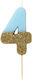 Talking Tables Κεράκι Γενεθλίων σε Μπλε Χρώμα BDAY-CANDLE-BLUE-4