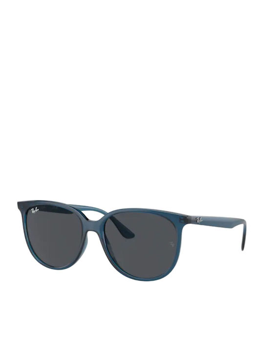 Ray Ban Γυναικεία Γυαλιά Ηλίου με Μπλε Κοκκάλινο Σκελετό και Μαύρο Φακό RB4378 669487