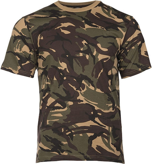 Mil-Tec Short Sleeve T-shirt 100% Cotton Khaki