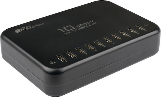 Good Connections Hub USB 3.2 Cu 10 Porturi Și Conectare USB-A