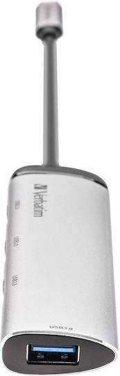 Verbatim USB Hub 4 Ports USB 3.2 with USB-A Connection