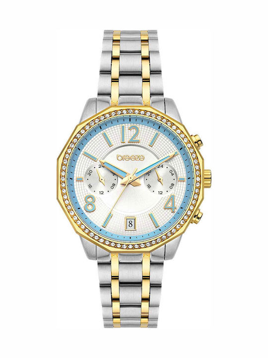 Breeze Women's Watch with Silver Metal Bracelet