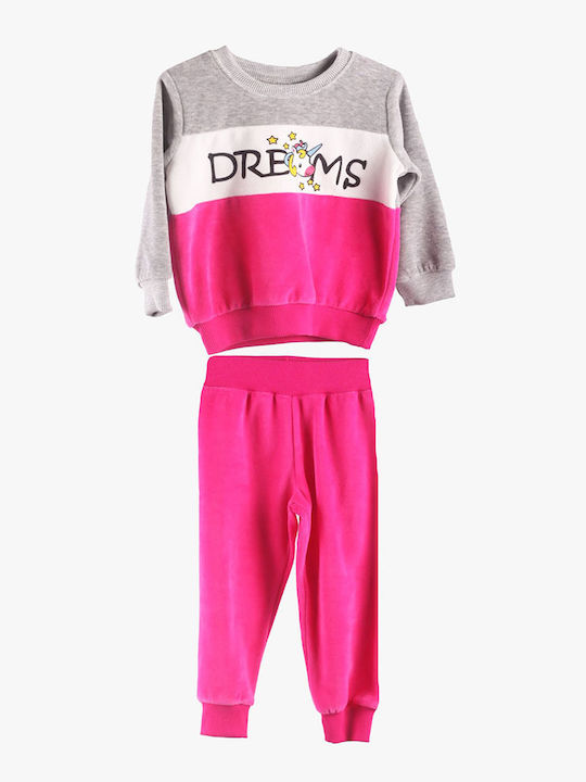 Joyce Kids' Pajamas Winter Velvet Fuchsia Dreams