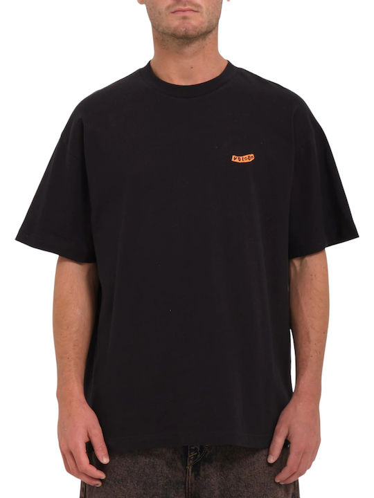 Volcom Ανδρικό T-shirt Κοντομάνικο Black