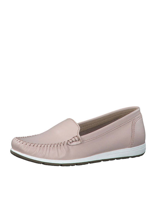 Marco Tozzi Leder Damen Mokassins in Rosa Farbe