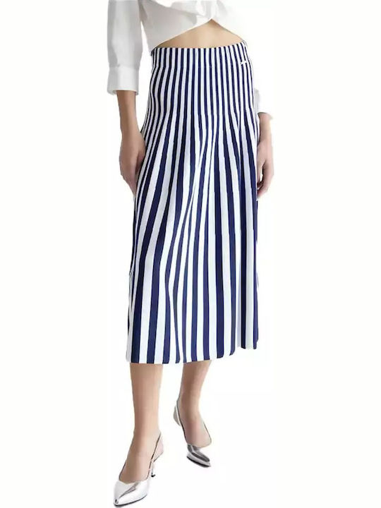 High-waisted Skirt Blue