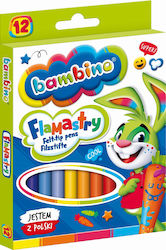 St. Majewski Flamastry Bambino Μαρκαδόρος Σχεδίου Πολύχρωμος St. Majewski Flamastry Bambino Μαρκαδόρος Σχεδίου Πολύχρωμος