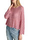 Attrattivo Damen Langarm Pullover Rosa