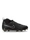 Phantom Luna 2 MG Ghete De Fotbal Pentru Copii Cu Crampoane Negre