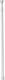 Plastona Telescopic Straight Shower Curtain Rod with Suction Cup Aluminium White 120x70cm