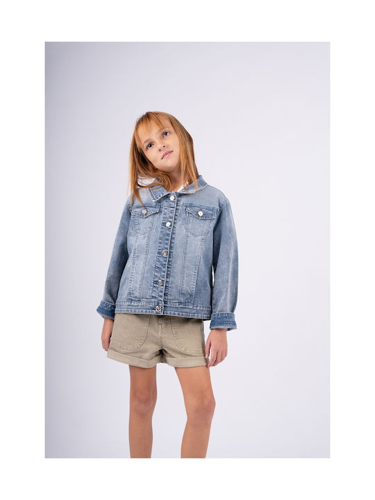 Evita Kids Denim Jacket Blue