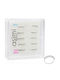 Asimi Body Piercing Nose Clicker Earring Silver 10mm White