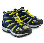 Columbia Kids Waterproof Leather Hiking Boots Navy Blue