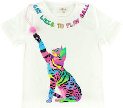 Play T-shirt Ecru Play T-shirt Ecru