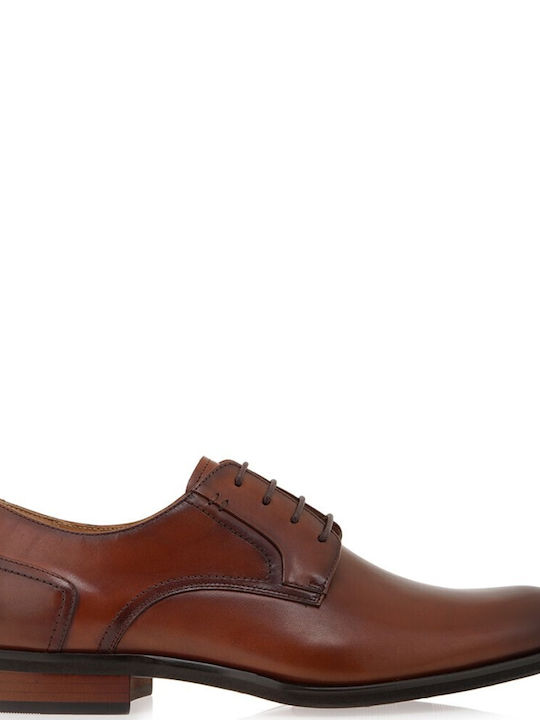 Renato Garini Men's Leather Dress Shoes Tabac Brown