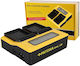 Patona Double Battery Charger Lcd Usb Compatibl...