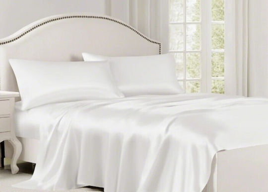 MayHome Set Coverlet Queen Size Cotton Satin Cotton sateen 220x240cm 3pcs