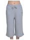 Damen Jogginghosen Capri Grau