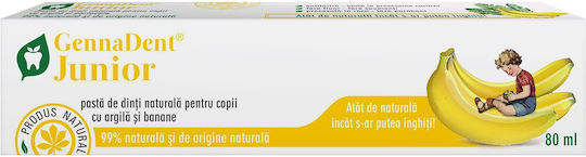 Vivanatura Pastă de Dinți Pentru Copii cu Aromă de Banane 80ml