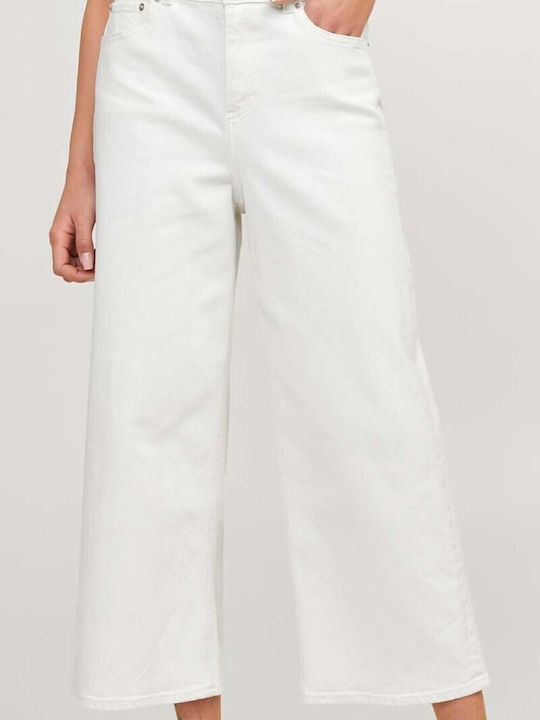 Jack & Jones Women's Jeans in Wide Line White