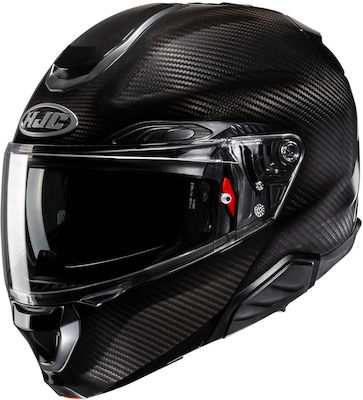 HJC Flip-Up Helmet with Sun Visor ECE 22.06 Solid Black