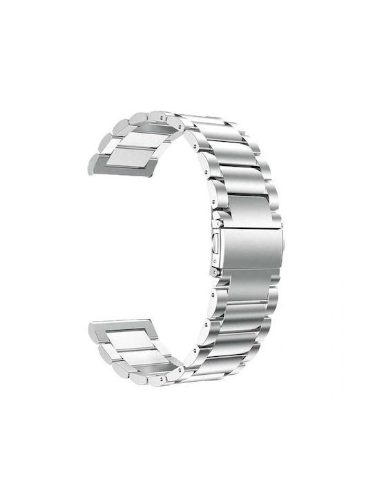 Metallic-Armband Silber 18mm