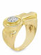 Xryseio Ring with Zircon made of Gold 14K