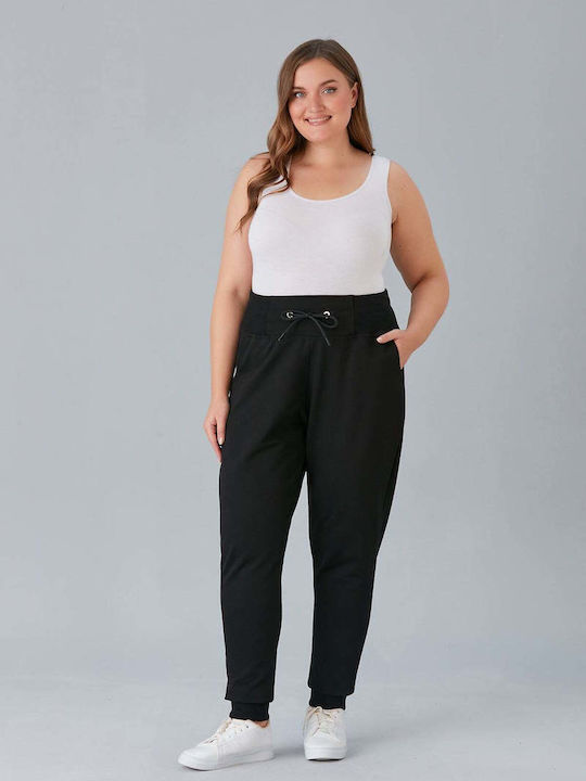 Bubble Chic Pantaloni de trening pentru femei Negru