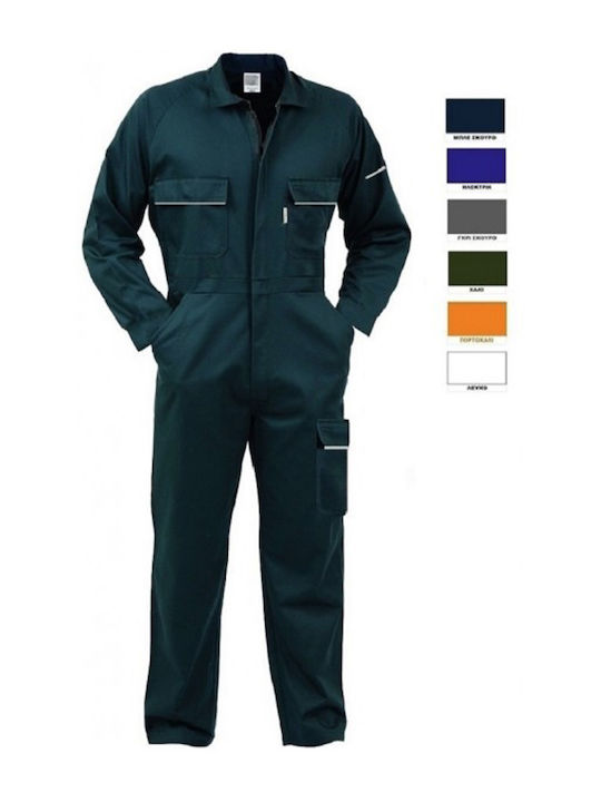 Work Coveralls Full Body Cotton Blue