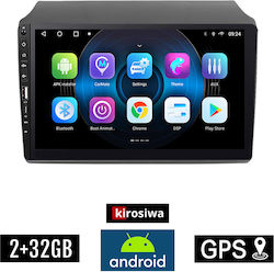 Kirosiwa Car-Audiosystem für Fiat Ducato 2006-2014 (Bluetooth/USB/WiFi/GPS) mit Touchscreen 9"