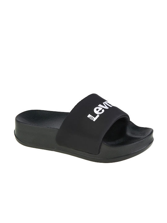 Levi's Slides σε Μαύρο Χρώμα