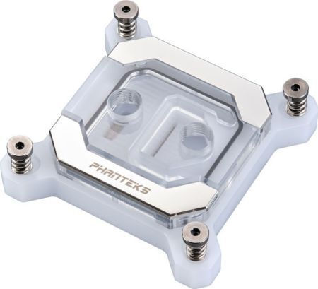Phanteks Cpu Block Copper + Nickel Glacier C370i White Ψυκτικό Υγρό Ασημί